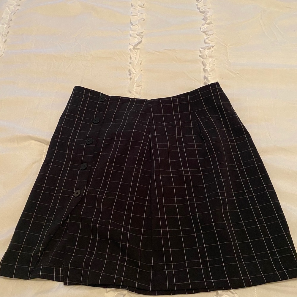 High waisted slit skirt